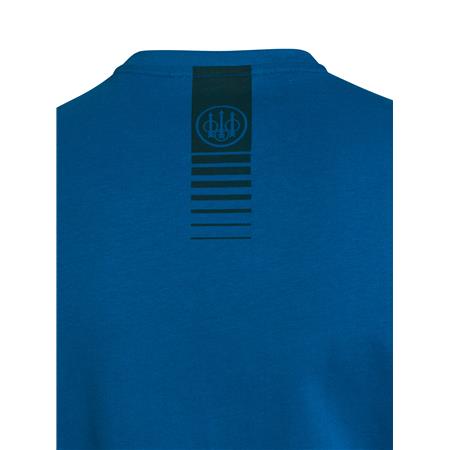 MEN'S SHORT-SLEEVE T-SHIRT - BLUE TWILIGHT BERETTA OUTLINE - BLUE TWILIGHT