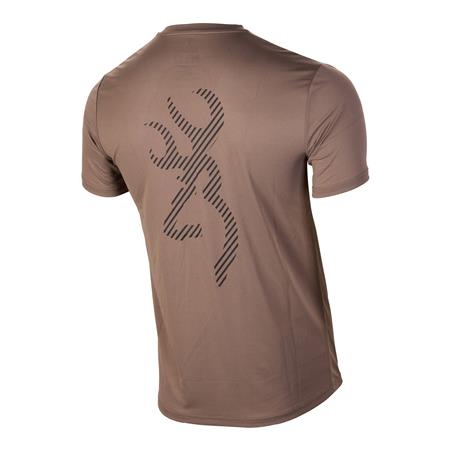 MEN'S SHORT SLEEVE T-SHIRT BROWNING TEAMSPIRIT - MARRON FONCÉ