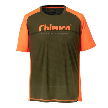 MEN'S SHORT SLEEVE T-SHIRT CHIRUCA HORUS - VERT/ORANGE