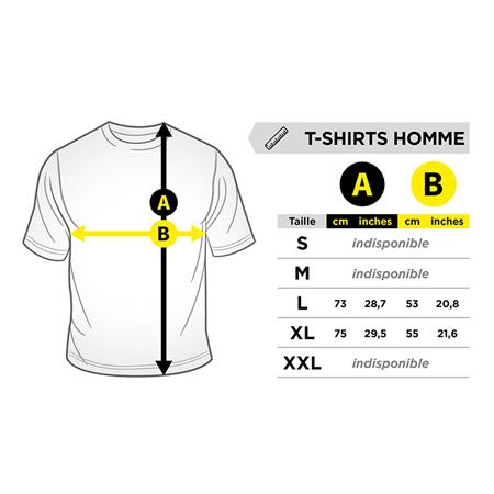 MEN'S SHORT SLEEVE T-SHIRT FISHXPLORER ADDICT CARPE - NOIR