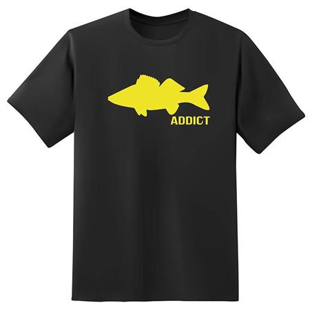 Men's Short Sleeve T-Shirt Fishxplorer Addict Sandre - Noir