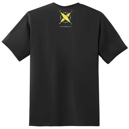 MEN'S SHORT SLEEVE T-SHIRT FISHXPLORER ASTRO PÊCHEUR - NOIR