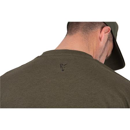 MEN'S SHORT SLEEVE T-SHIRT FOX COLLECTION T GREEN & BLACK - VERT
