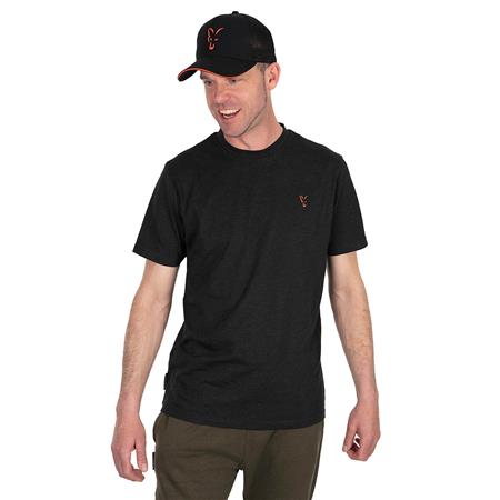 Men's Short Sleeve T-Shirt Fox Collection Lw Jogger Green & Black - Noir