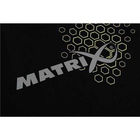 MEN'S SHORT SLEEVE T-SHIRT FOX MATRIX BLACK HEX PRINT T-SHIRT - NOIR