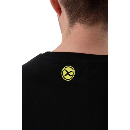MEN'S SHORT SLEEVE T-SHIRT FOX MATRIX BLACK MINI LOGO T-SHIRT - NOIR
