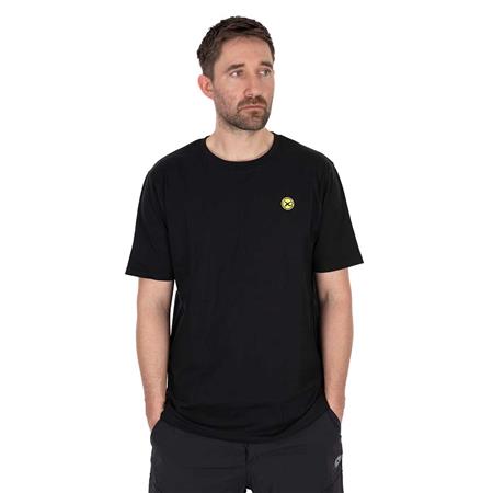 Men's Short Sleeve T-Shirt Fox Matrix Black Mini Logo T-Shirt - Noir