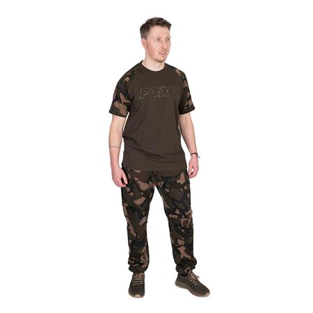 MEN'S SHORT SLEEVE T-SHIRT FOX OUTLINE T-SHIRT - KAKI/CAMO