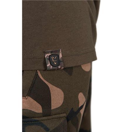 MEN'S SHORT SLEEVE T-SHIRT FOX OUTLINE T-SHIRT - KAKI/CAMO