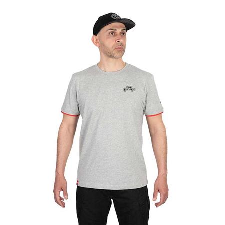 MEN'S SHORT SLEEVE T-SHIRT FOX RAGE VOYAGER TEES - GRIS CLAIR