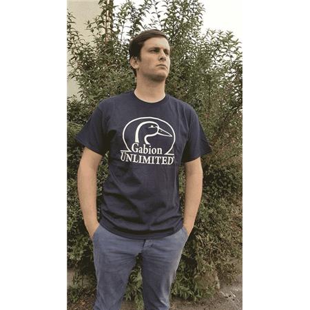 MEN'S SHORT SLEEVE T-SHIRT GABION UNLIMITED - NOIR