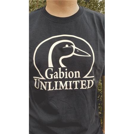MEN'S SHORT SLEEVE T-SHIRT GABION UNLIMITED - NOIR
