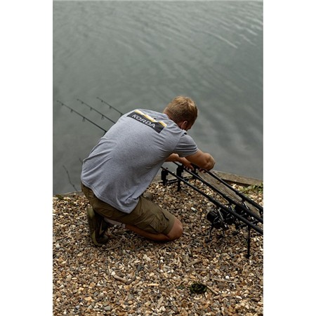MEN'S SHORT SLEEVE T-SHIRT - GREY KORDA LAKEBED - GRIS