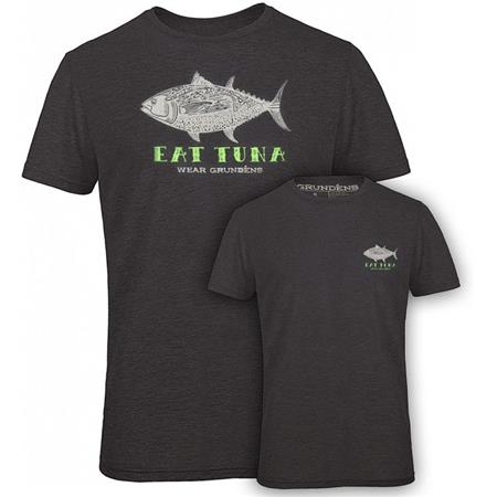 Men's Short Sleeve T-Shirt Grundéns Eat Tuna T-Shirt - Gris