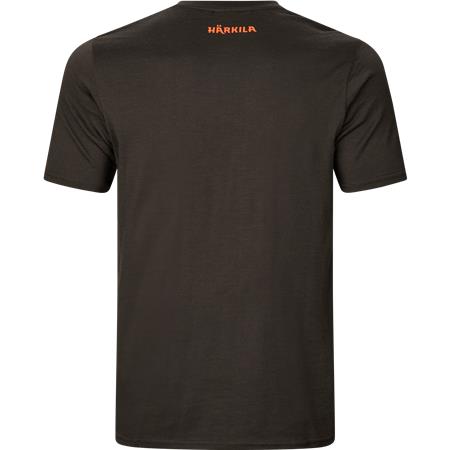 MEN'S SHORT SLEEVE T-SHIRT HARKILA GAME S/S - SHADOW BROWN WILDBOAR