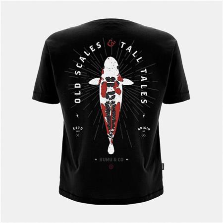 Men's Short Sleeve T-Shirt Kumu Tall Tales - Noir