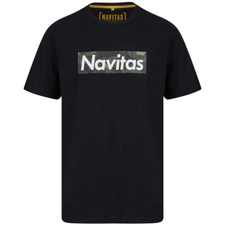 Men's Short Sleeve T-Shirt Navitas Identity Box Tee - Noir