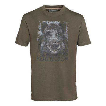 Men's Short Sleeve T-Shirt Percussion Serigraphie