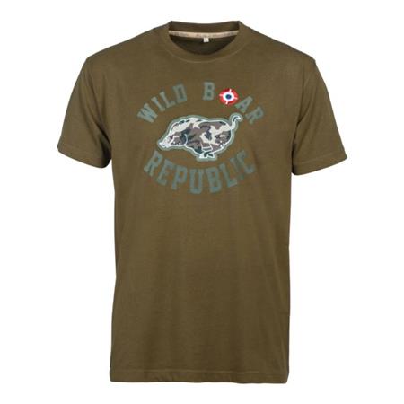 Men's Short Sleeve T-Shirt Percussion Wild Boar Republic Courant