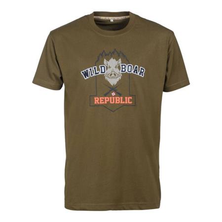 Men's Short Sleeve T-Shirt Percussion Wild Boar Republic Ii