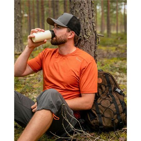 MEN'S SHORT SLEEVE T-SHIRT PINEWOOD FUNCTION - BURNED ORANGE