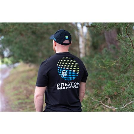 MEN'S SHORT SLEEVE T-SHIRT PRESTON INNOVATIONS LIGHTWEIGHT BLACK T-SHIRT - NOIR