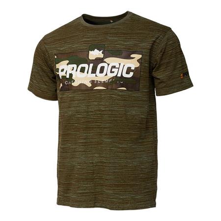 Men's Short Sleeve T-Shirt Prologic Imprimé - Kaki