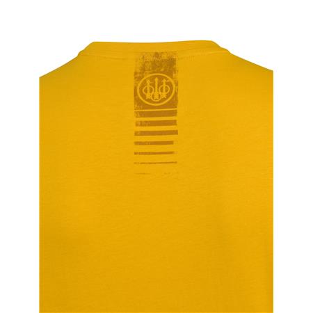 MEN'S SHORT SLEEVE T-SHIRT - SAFFRON YELLOW BERETTA FIR - SAFFRON YELLOW