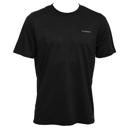 Men's Short Sleeve T-Shirt Starbaits Tee-Shirt Black Urban
