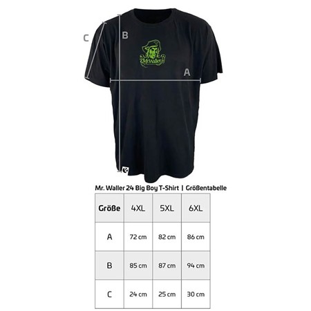 MEN'S SHORT-SLEEVE T-SHIRT ZECK MR. WALLER BIG BOY T-SHIRT - BLACK