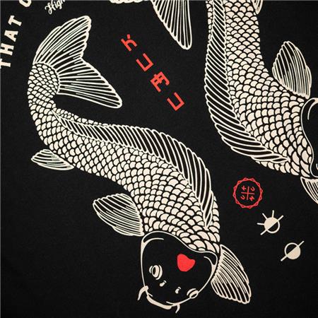 MEN'S SHORT SLEEVE TEE SHIRT KUMU DUSK TILL DAWN - NOIR