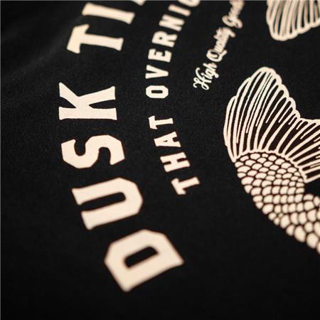 MEN'S SHORT SLEEVE TEE SHIRT KUMU DUSK TILL DAWN - NOIR