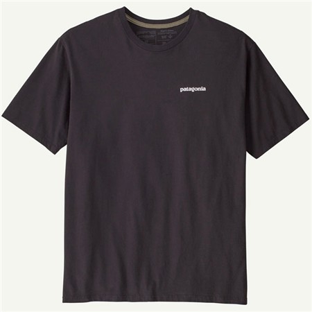 MEN'S SHORT-SLEEVE TEE-SHIRT PATAGONIA HOME WATER TROUT ORGANIC T-SHIRT - INK BLACK