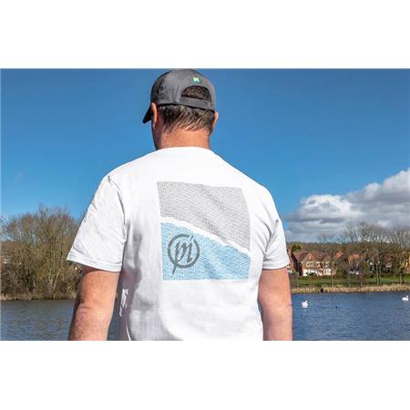 MEN'S SHORT-SLEEVE TEE SHIRT PRESTON INNOVATIONS WHITE T-SHIRT - WHITE