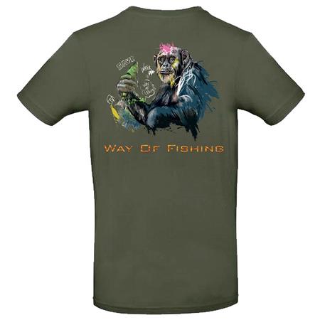 MEN'S SHORT-SLEEVE TEE SHIRT W.O.F. BONOBO - KHAKI