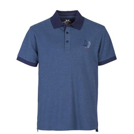 Men's Short-Sleeved Polo Shirt Idaho Blue Wave