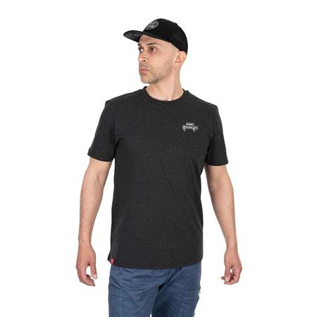 MEN'S SHORT SLEEVED T-SHIRT FOX RAGE VOYAGER TEES - GRIS FONCÉ