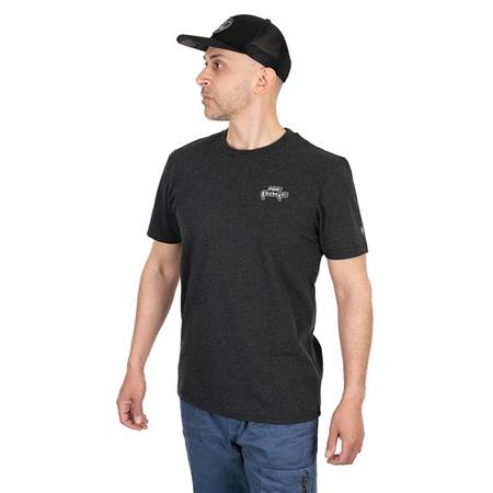 MEN'S SHORT SLEEVED T-SHIRT FOX RAGE VOYAGER TEES - GRIS FONCÉ