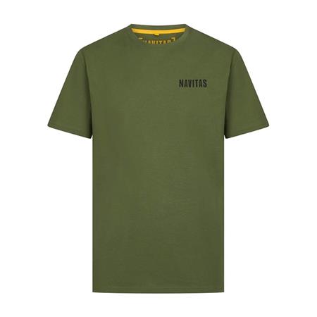 MEN'S SHORT-SLEEVED T-SHIRT - KHAKI NAVITAS DIVING - KAKI