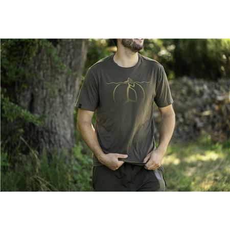 MEN'S SHORT-SLEEVED T-SHIRT KORDA LE SUBMERGED TEE - OLIVE