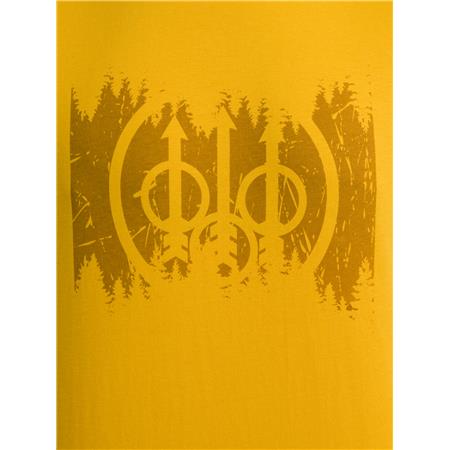 MEN'S SHORT-SLEEVED T-SHIRT - SAFFRON YELLOW BERETTA TRIDENT - SAFFRON YELLOW