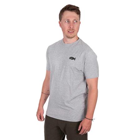 MEN'S SHORT-SLEEVED T-SHIRT SPOMB GREY T - BLACK