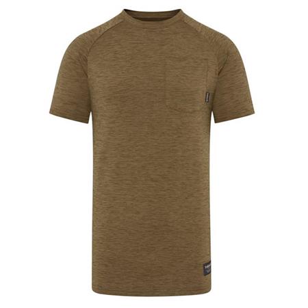 Men's Short-Sleeved T-Shirt Trakker Techpro - Kaki