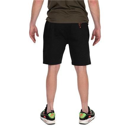 MEN'S SHORTS FOX COLLECTION LW JOGGER SHORT BLACK & ORANGE - NOIR