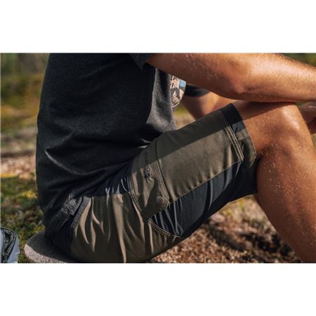MEN'S SHORTS PINEWOOD FINNVEDEN TRAIL HYBR - NOIR/VERT