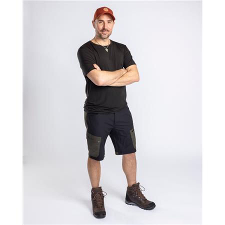 MEN'S SHORTS PINEWOOD FINNVEDEN TRAIL HYBR - NOIR/VERT
