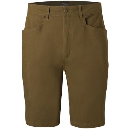 Men's Shorts Pinewood Värnamo Vintage Canvas - Olive Marron