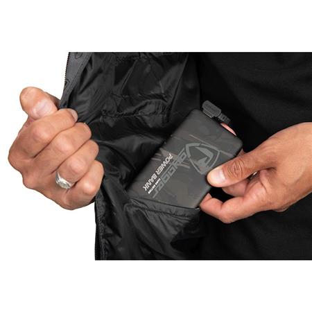 MEN'S SLEEVELESS JACKET FOX RAGE HEATED GILET - BLACK