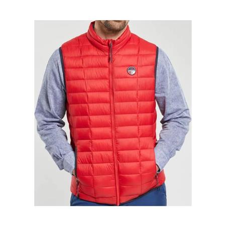 Men's Sleeveless Puffer Jacket Bermudes Hiatus - Amaranth