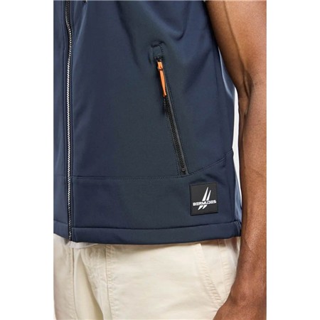 MEN'S SLEEVELESS SOFTSHELL BERMUDES SEASALT - NAVY